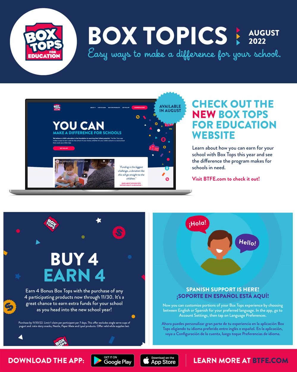 Boxtops for Education